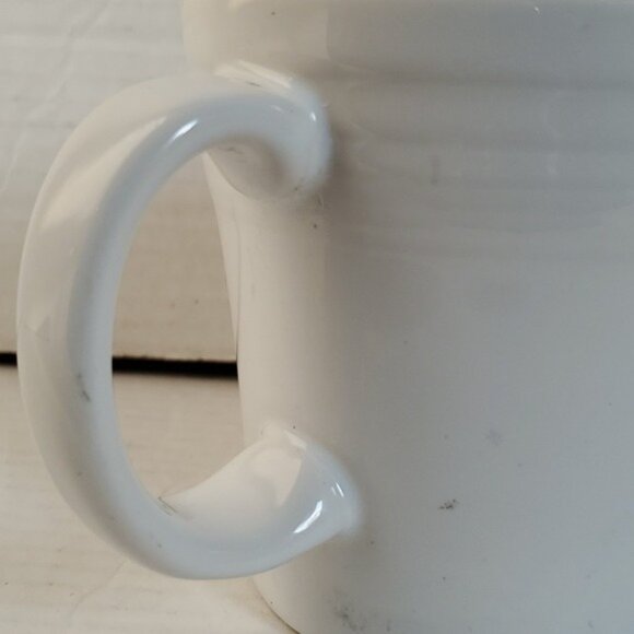 FIESTAWARE FIESTA CERAMIC WHITE TAPERED MUG CUP DANCING LADY 15 FL OZ - Picture 10 of 14